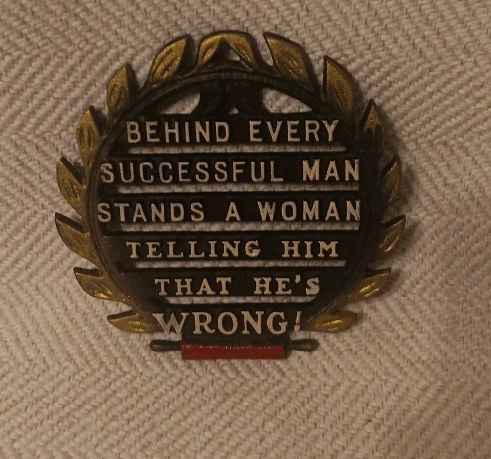 Women’s Faults Are Many But Men Have Only 2 Everything They Say… Vintage Trivet